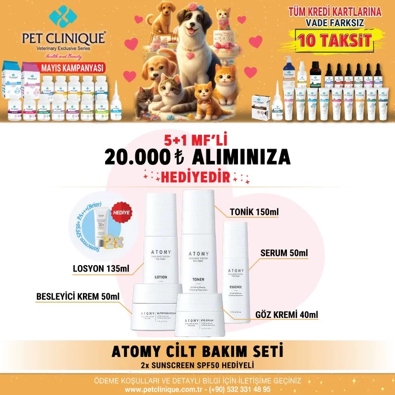 Atomy Cilt bakım seti (2 adet güneş kremi hediyeli)